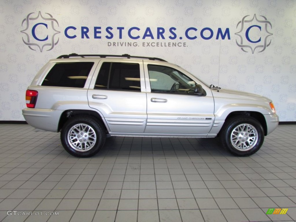 2004 Grand Cherokee Limited - Bright Silver Metallic / Taupe photo #4