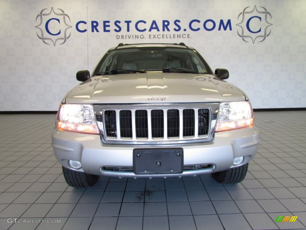 2004 Grand Cherokee Limited - Bright Silver Metallic / Taupe photo #6
