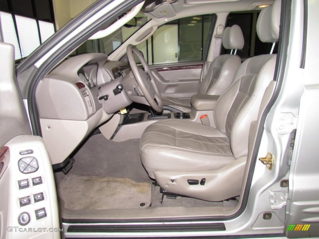 2004 Grand Cherokee Limited - Bright Silver Metallic / Taupe photo #8