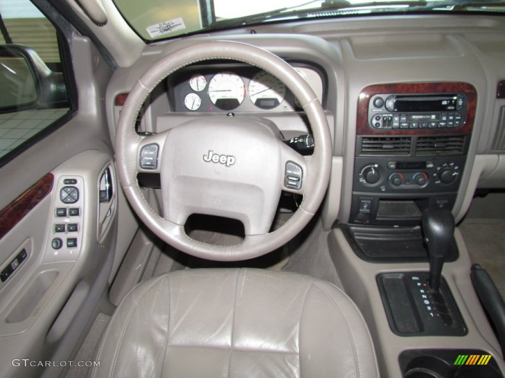 2004 Grand Cherokee Limited - Bright Silver Metallic / Taupe photo #14
