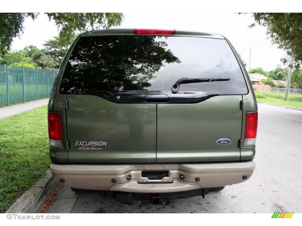 2005 Excursion Eddie Bauer 4x4 - Estate Green Metallic / Medium Pebble photo #18