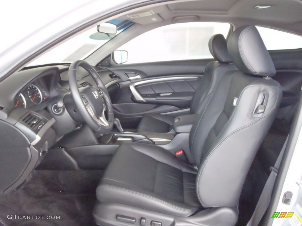 Black Interior 2011 Honda Accord EX-L Coupe Photo #53125122