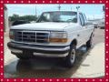 1995 Colonial White Ford F150 XLT Extended Cab 4x4  photo #1
