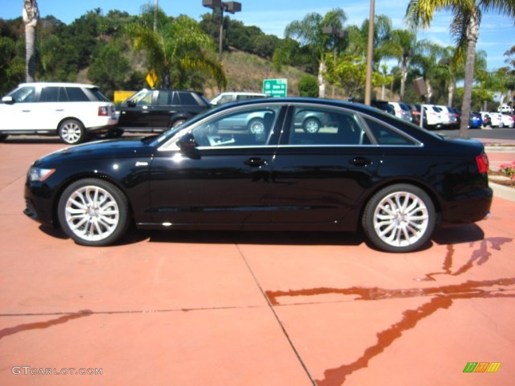 Brilliant Black 2012 Audi A6 3.0T quattro Sedan Exterior Photo #53126043