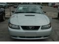 2000 Silver Metallic Ford Mustang V6 Convertible  photo #2