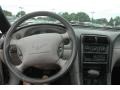 Medium Graphite 2000 Ford Mustang V6 Convertible Steering Wheel