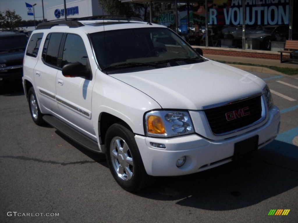 2004 Envoy XL SLT 4x4 - Summit White / Light Tan photo #1