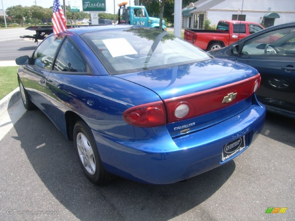 2005 Cavalier Coupe - Arrival Blue Metallic / Graphite Gray photo #4