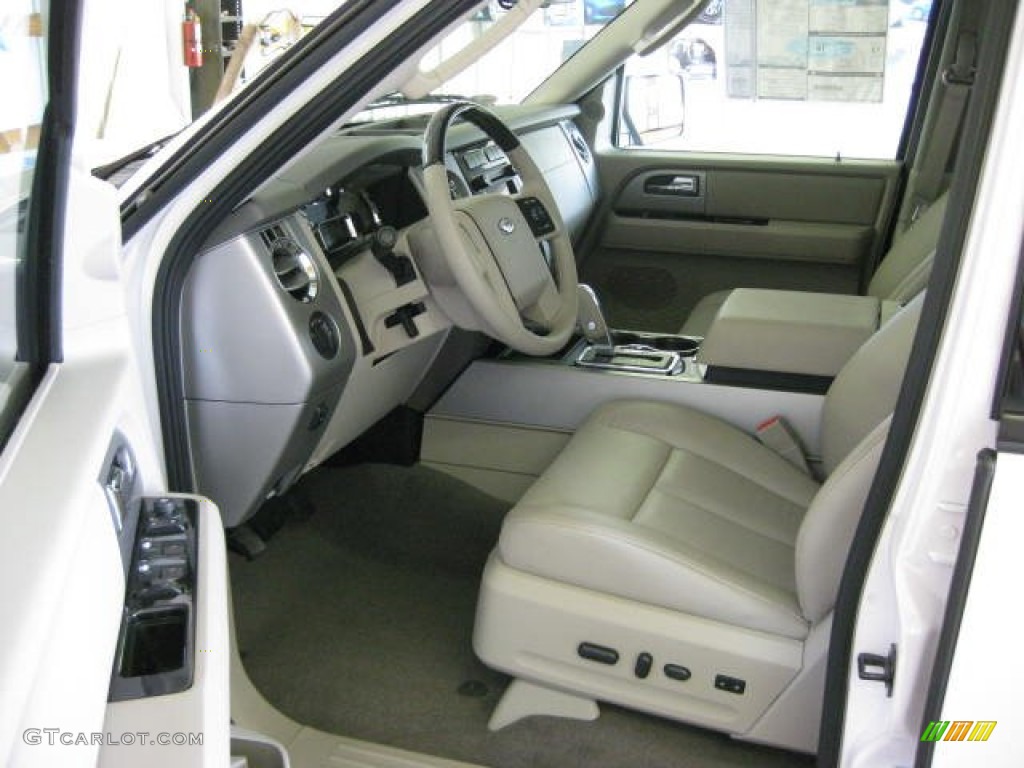 Stone Interior 2011 Ford Expedition EL Limited 4x4 Photo #53127950