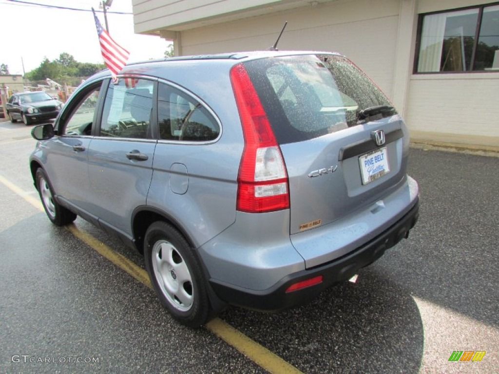 2009 CR-V LX 4WD - Glacier Blue Metallic / Gray photo #5