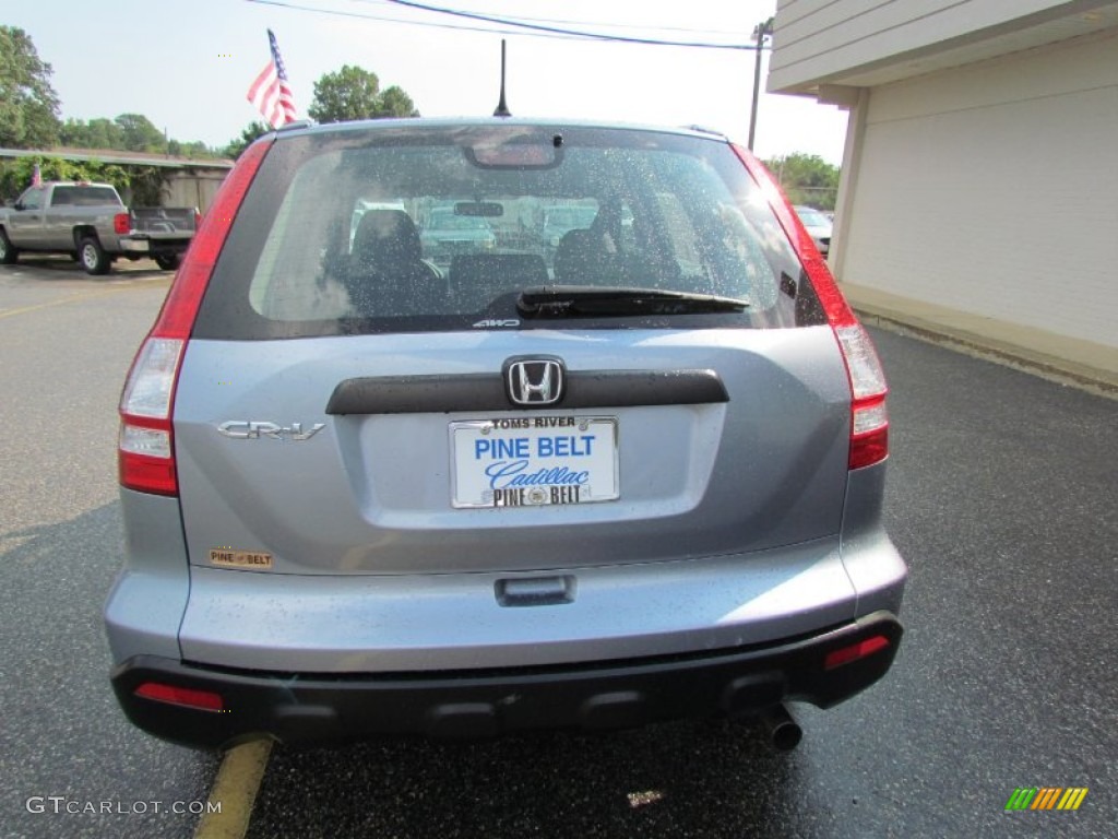 2009 CR-V LX 4WD - Glacier Blue Metallic / Gray photo #6