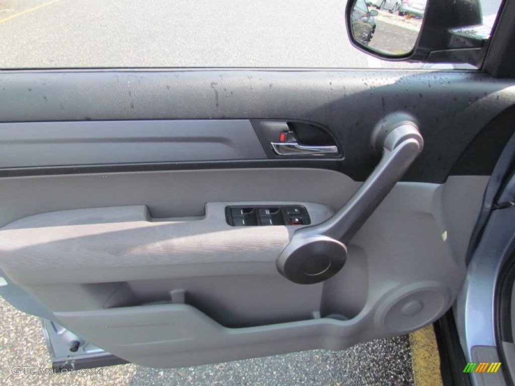 2009 CR-V LX 4WD - Glacier Blue Metallic / Gray photo #9