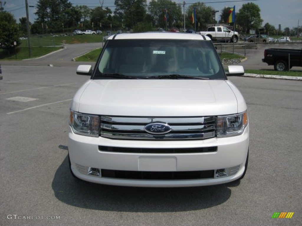 White Platinum Metallic Tri-Coat 2012 Ford Flex SEL Exterior Photo #53129415