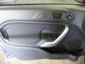 Charcoal Black 2012 Ford Fiesta SE Sedan Door Panel