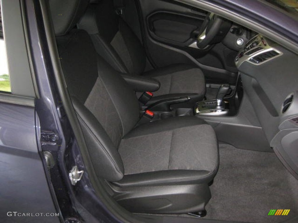 Charcoal Black Interior 2012 Ford Fiesta SE Sedan Photo #53130337