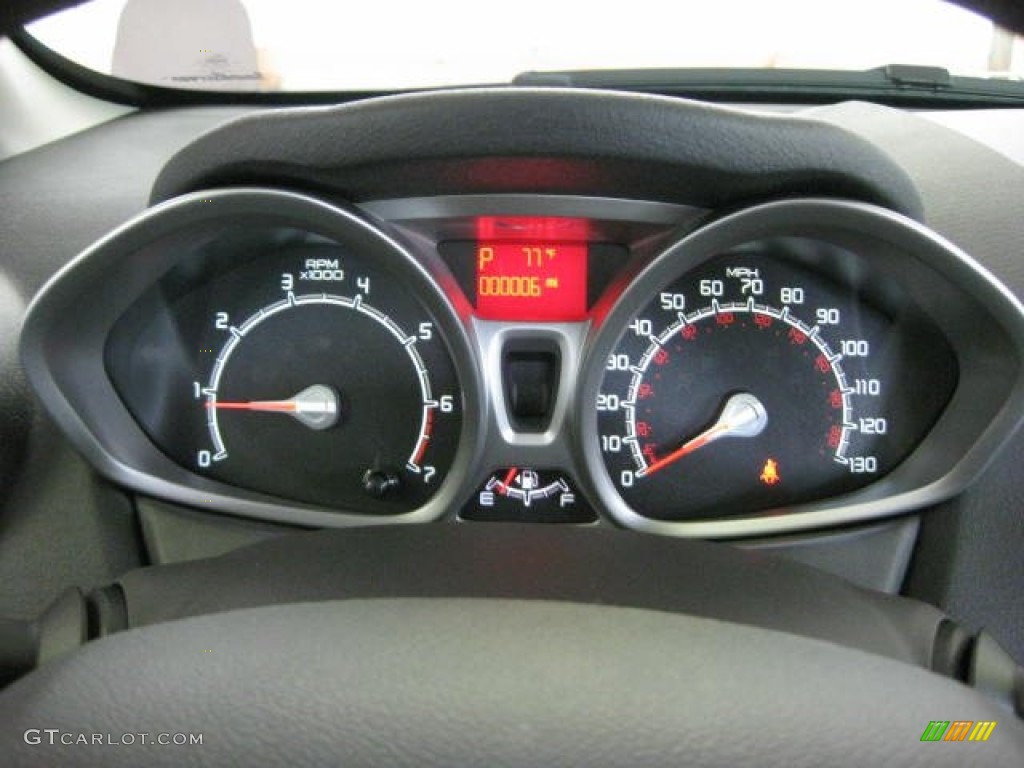 2012 Ford Fiesta SE Sedan Gauges Photo #53130439