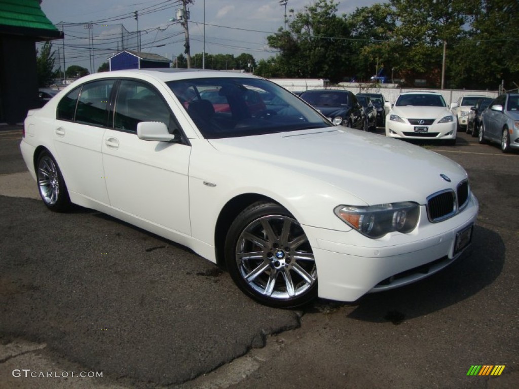 2004 Bmw 745i white smoke #5