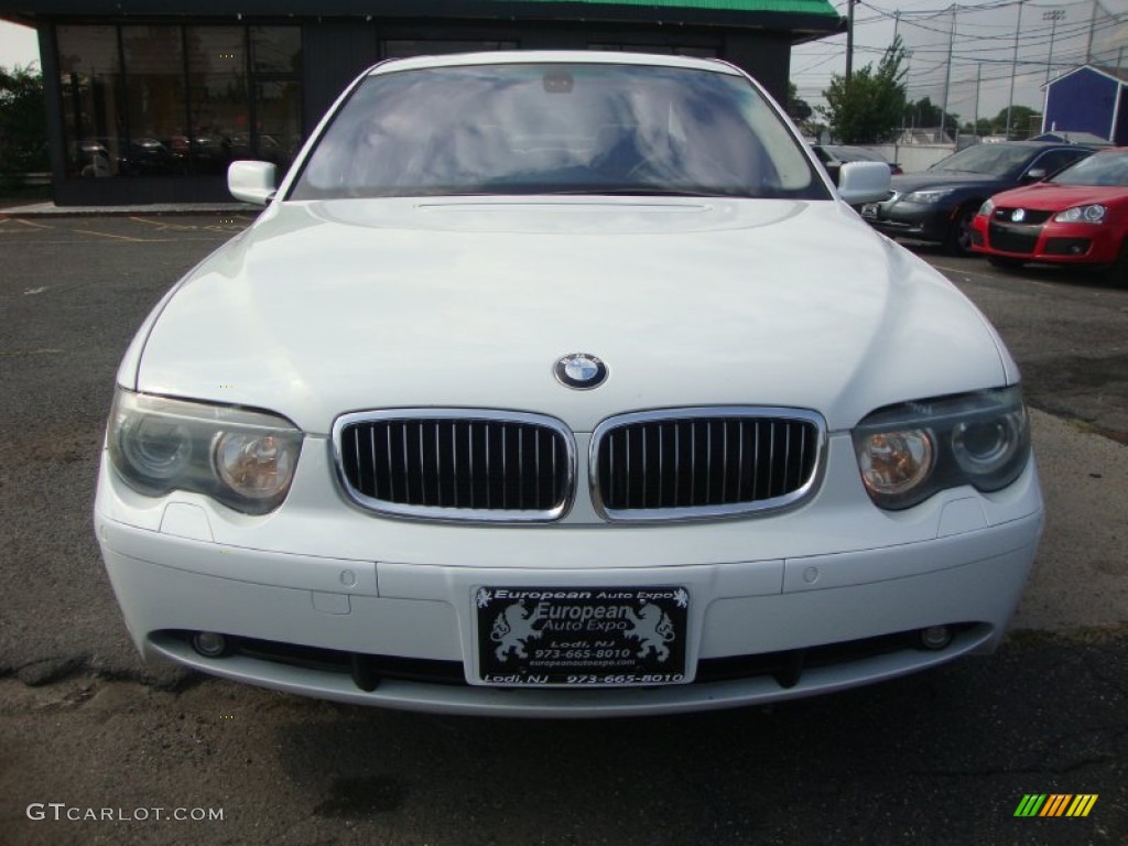 2004 7 Series 745i Sedan - Alpine White / Black/Black photo #5