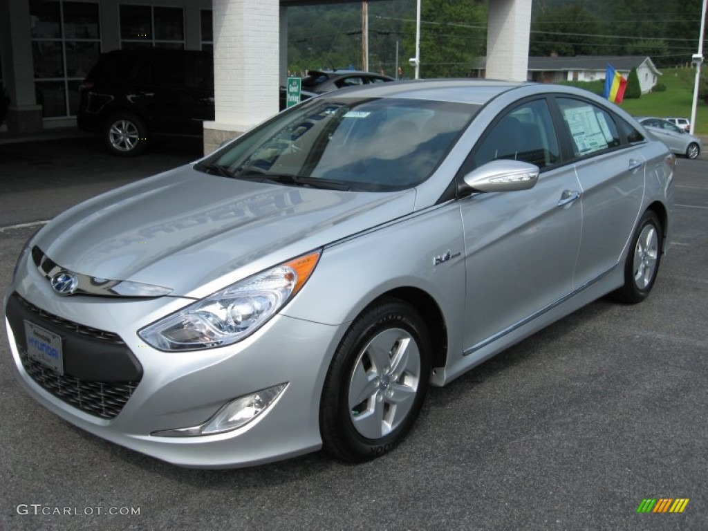 Silver Frost Metallic 2011 Hyundai Sonata Hybrid Exterior Photo #53130871