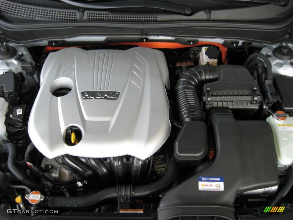 2011 Hyundai Sonata Hybrid 2.4 Liter h DOHC 16-Valve D-CVVT 4 Cylinder Gasoline/Electric Hybrid Engine Photo #53130946