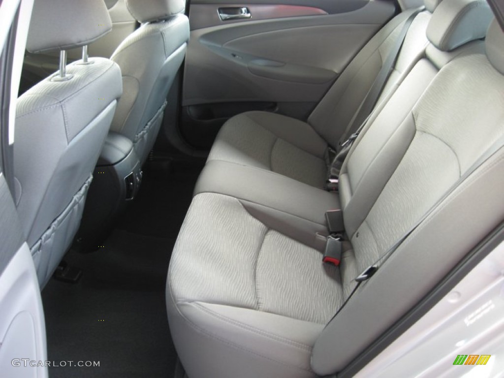 Gray Interior 2011 Hyundai Sonata Hybrid Photo #53131033