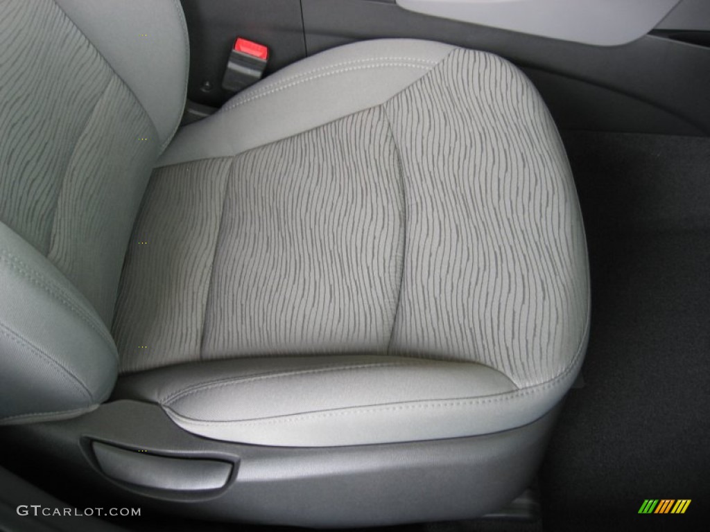 Gray Interior 2011 Hyundai Sonata Hybrid Photo #53131099