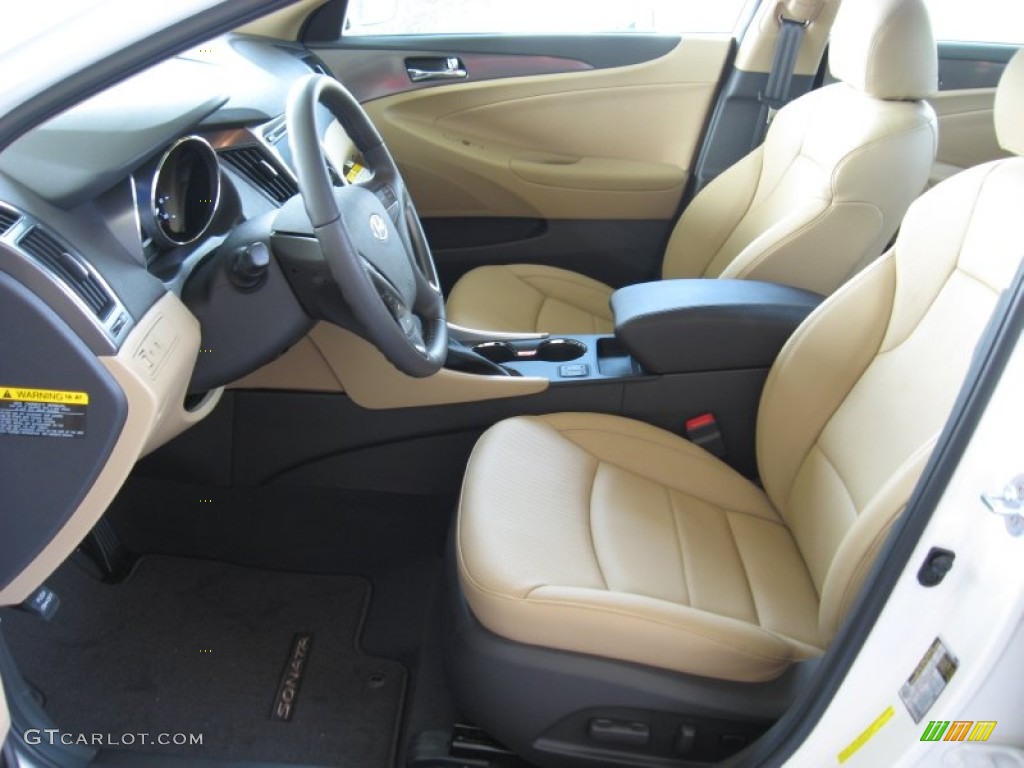 Camel Interior 2011 Hyundai Sonata Hybrid Photo #53131468
