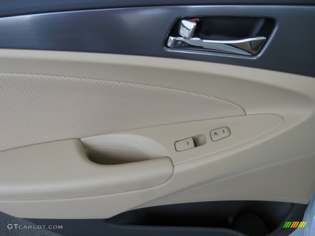 2011 Hyundai Sonata Hybrid Camel Door Panel Photo #53131552