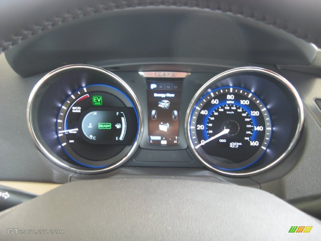 2011 Hyundai Sonata Hybrid Gauges Photo #53131765
