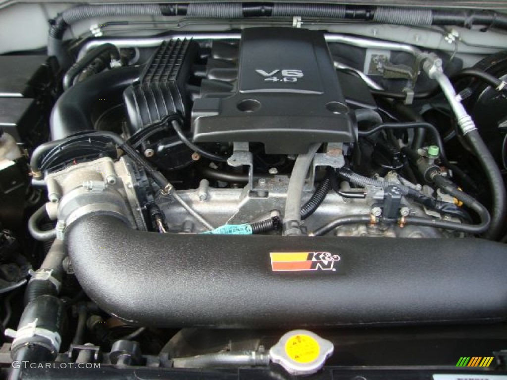 2008 Nissan Frontier SE V6 King Cab Engine Photos