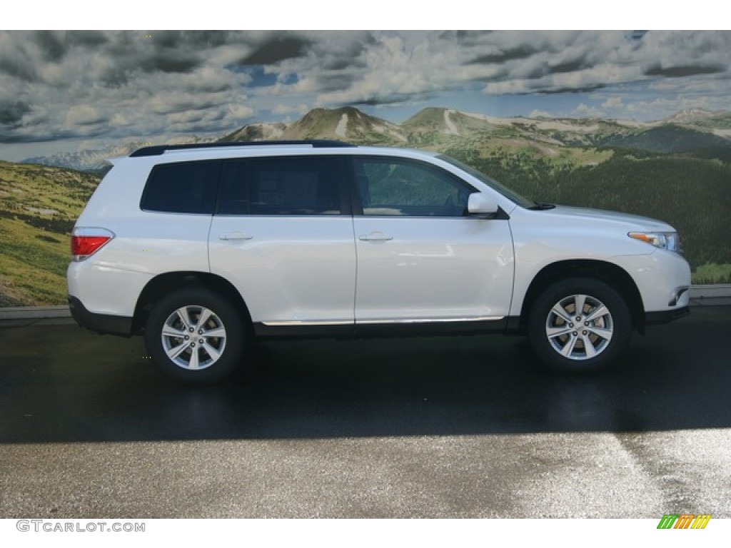 Blizzard White Pearl 2012 Toyota Highlander SE 4WD Exterior Photo #53133745