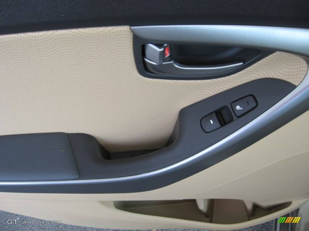 2012 Elantra Limited - Desert Bronze / Beige photo #18