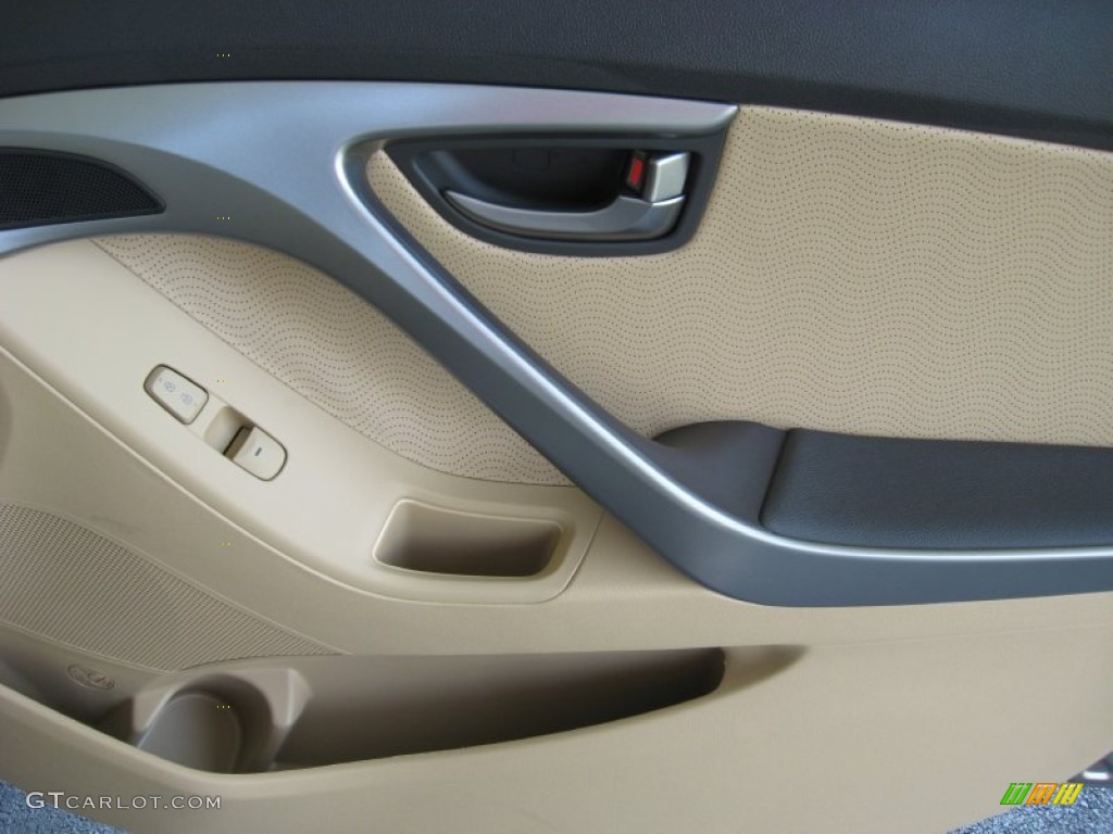 2012 Elantra Limited - Desert Bronze / Beige photo #21