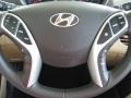 Beige Steering Wheel Photo for 2012 Hyundai Elantra #53134372