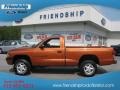 Amber Fire Pearl 2000 Dodge Dakota Sport Regular Cab 4x4