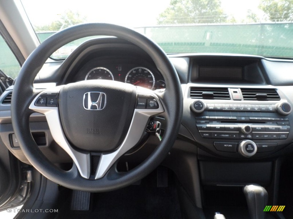 2009 Honda Accord LX-S Coupe Black Dashboard Photo #53136172