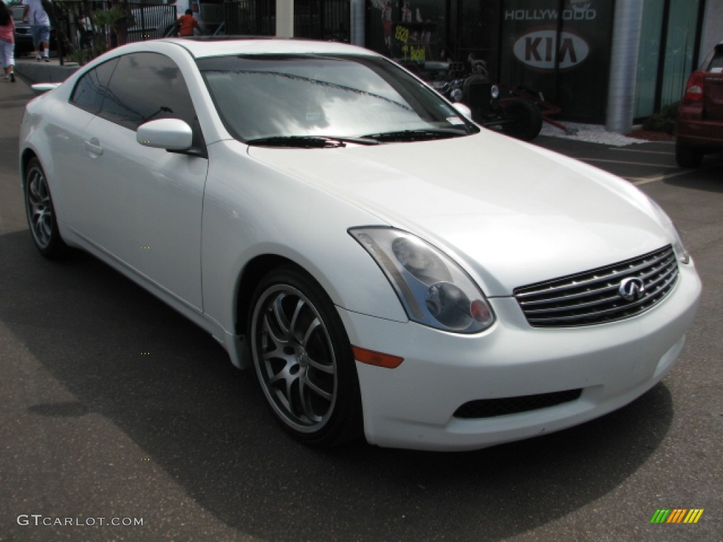 Ivory Pearl 2005 Infiniti G 35 Coupe Exterior Photo #53136403
