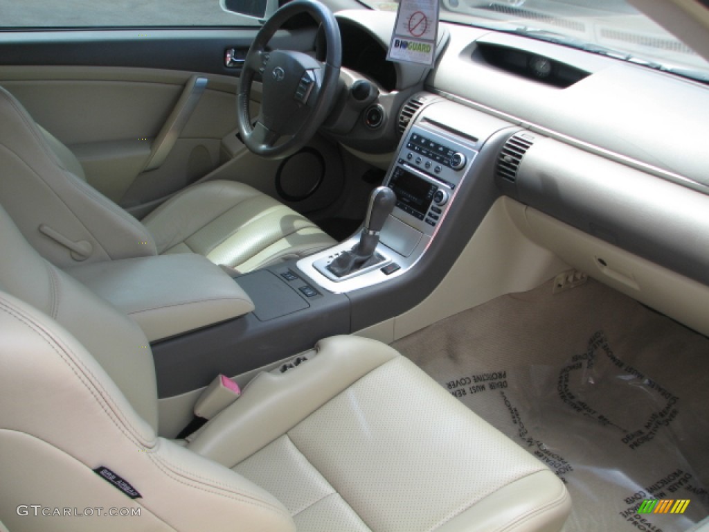 Wheat Interior 2005 Infiniti G 35 Coupe Photo #53136547