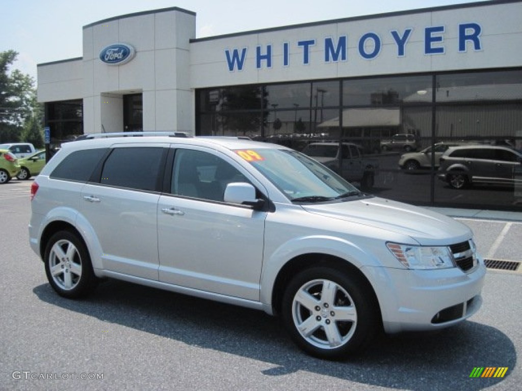 2009 Journey R/T AWD - Bright Silver Metallic / Dark Slate Gray/Light Graystone photo #1