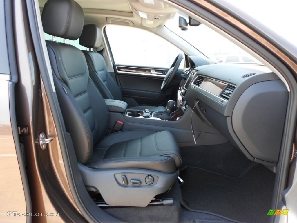 Black Anthracite Interior 2012 Volkswagen Touareg VR6 FSI Lux 4XMotion Photo #53137099