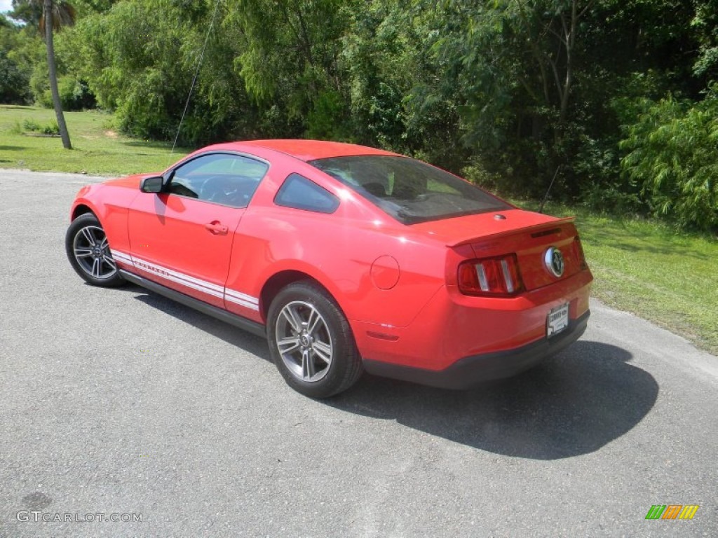 2010 Mustang V6 Premium Coupe - Torch Red / Charcoal Black photo #9