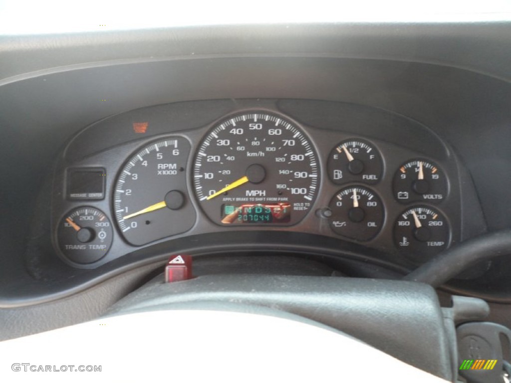 2000 Chevrolet Silverado 2500 LS Extended Cab Gauges Photo #53138493