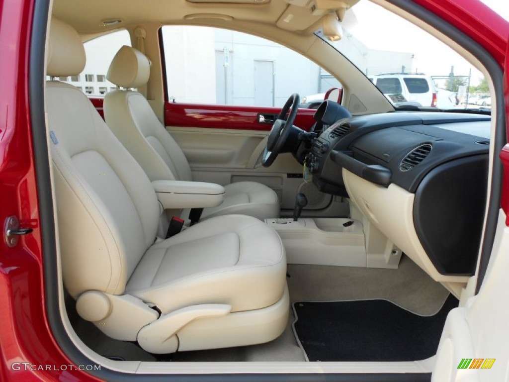 Cream Interior 2009 Volkswagen New Beetle 2.5 Coupe Photo #53138721