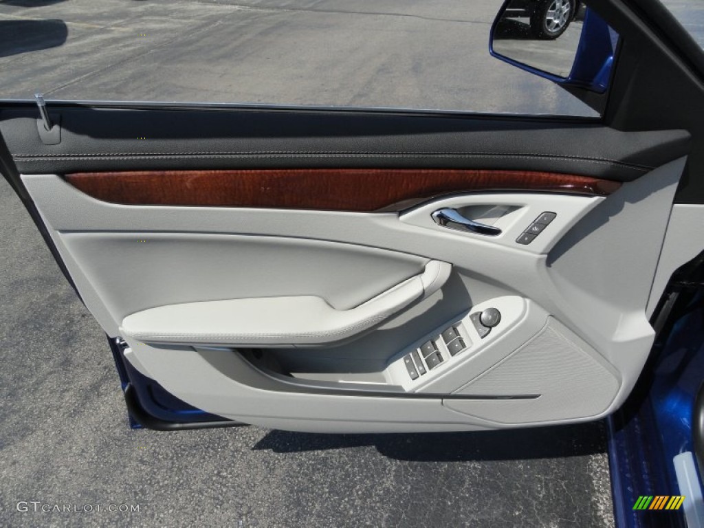 2012 Cadillac CTS 4 3.0 AWD Sedan Light Titanium/Ebony Door Panel Photo #53138916