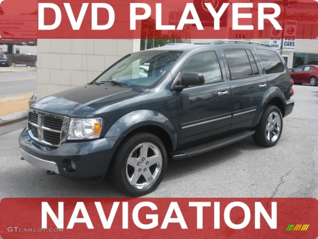 2008 Durango Limited 4x4 - Steel Blue Metallic / Dark/Light Slate Gray photo #1