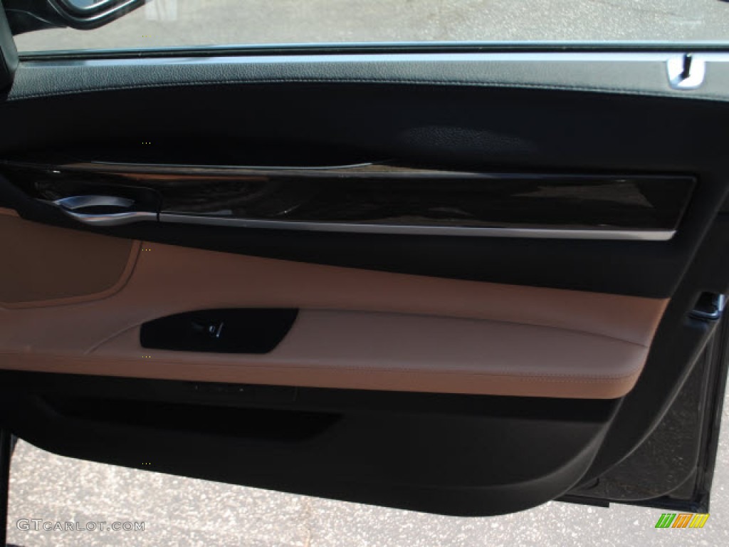 2011 7 Series 740i Sedan - Dark Graphite Metallic / Saddle/Black Nappa Leather photo #6