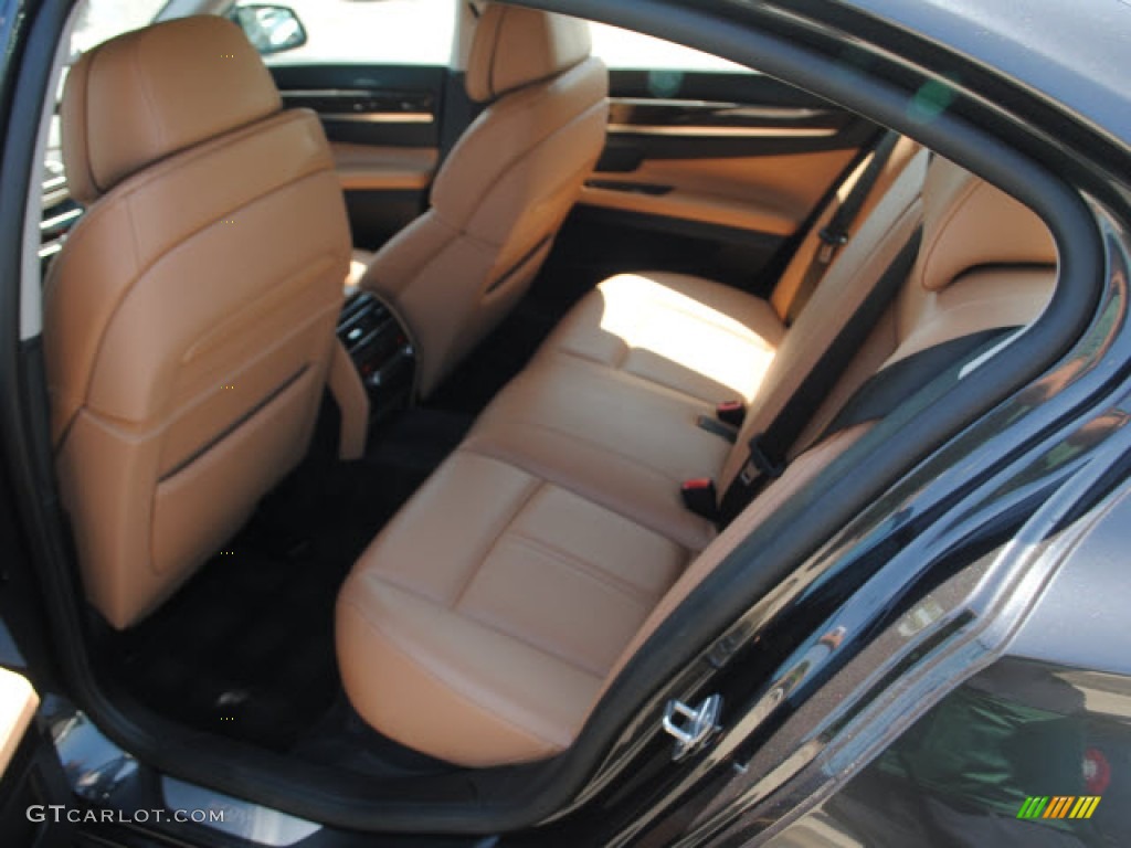 2011 7 Series 740i Sedan - Dark Graphite Metallic / Saddle/Black Nappa Leather photo #13