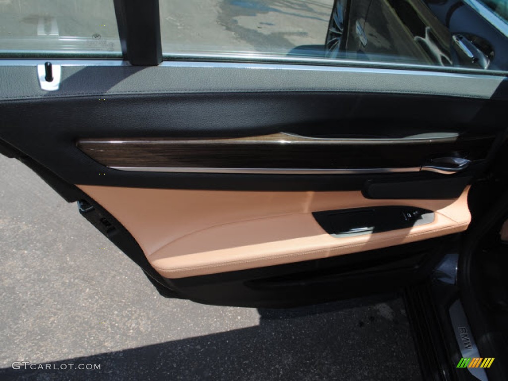 2011 7 Series 740i Sedan - Dark Graphite Metallic / Saddle/Black Nappa Leather photo #14
