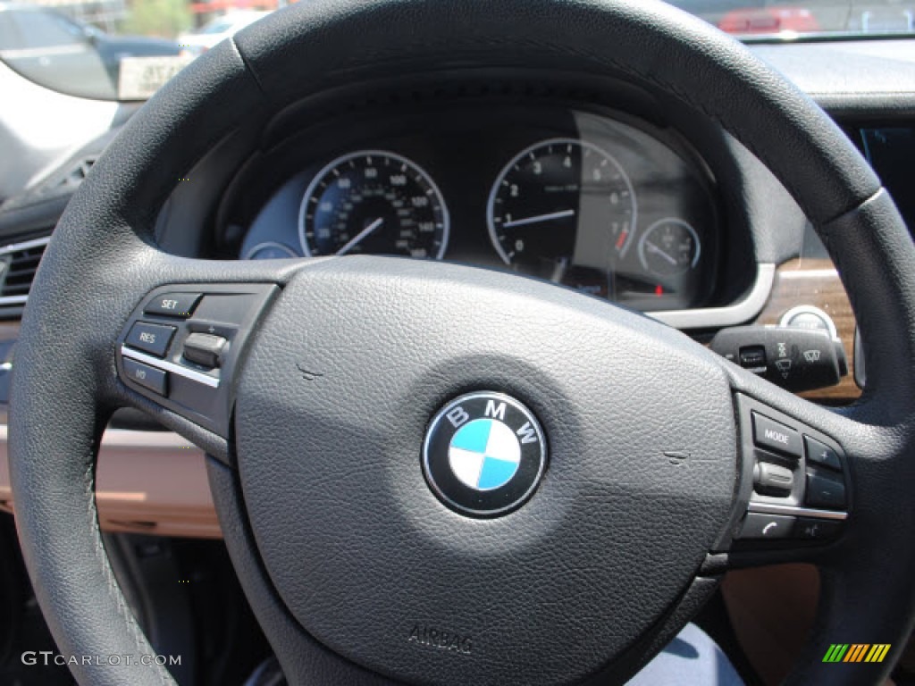 2011 7 Series 740i Sedan - Dark Graphite Metallic / Saddle/Black Nappa Leather photo #21