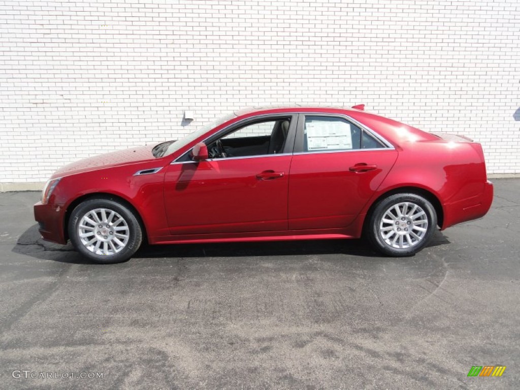 Crystal Red Tintcoat 2012 Cadillac CTS 4 3.0 AWD Sedan Exterior Photo #53139813